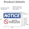 Signmission No Gum No Metal Cleats No Shelled Nuts Sign With Symbol, 5 in W x Rectangle, Vinyl Decal OS-2PACK-NS-D-35-L-14638 - alternate 2